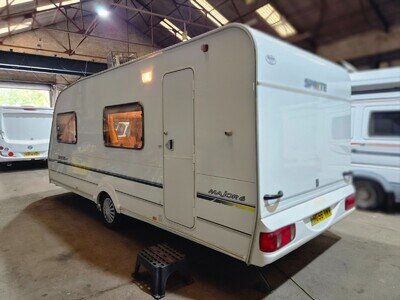 Swift Sprite Major 6 6 berth Fixed Bunk Single axle Touring caravan Vgc