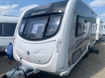 SWIIFT CONQUEROR 480 - 2 BERTH CARAVAN WITH END WASHROOM AND MOTORMOVER SWIIFT CONQUEROR 480 - 2 BERTH CARAVAN WITH END WASHROOM AND MOTORMOVER