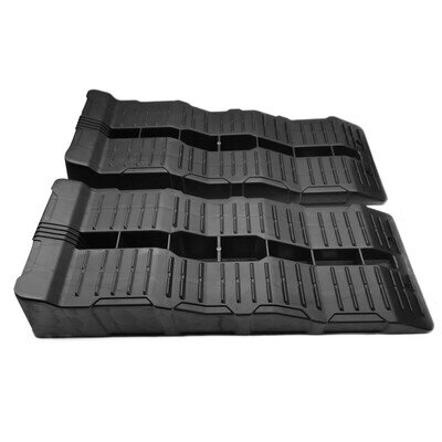 2X Heavy Duty Caravan Levelling Ramp Set Heavy Duty Motorhome 5 Tonnes Black UK
