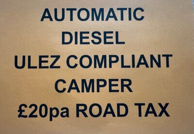 Peugeot Partner Camper Automatic Diesel ULEZ Compliant