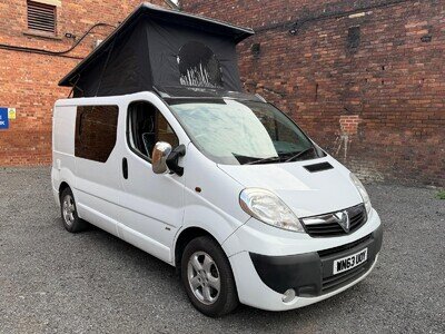 Vauxhall Vivaro 63 Plate MK1 4 Berth Campervan Pop top Solar Panel AC 2 Keys FSH