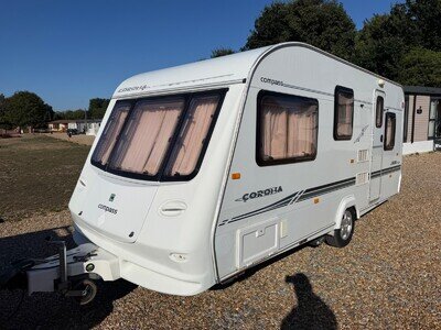 2003 Compass Corona 505 Single Axle 5 Berth Family Touring Caravan