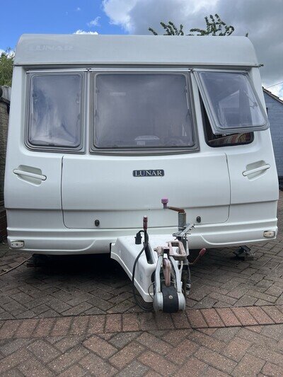 Lunar Stellar 400 2 Berth Caravan, Motor Mover,porch&full Awning, Sun Canopy Etc