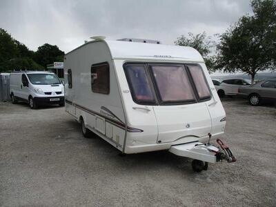 2006 Swift Charisma 540 5-Berth Caravan. Rear dinette / bunks. 2006 Swift Charisma 540 5-Berth Caravan. Rear dinette / bunks.