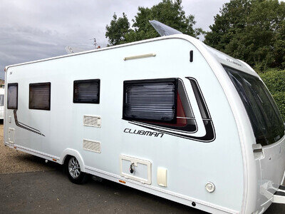 2013 LUNAR CLUBMAN SI ~ 4 BERTH TRANSVERSE ISLAND BED CARAVAN+MOTOR MOVER !!!!