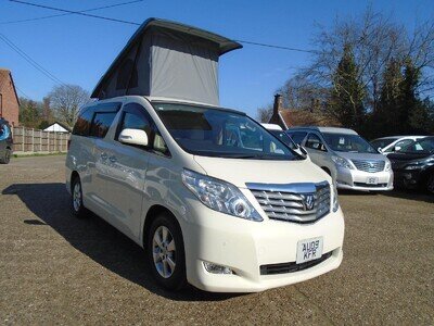 2009 TOYOTA ALPHARD CAMPER VAN ,MOTORHOME,~OFF GRID SOLAR~BEST UK PRICE~