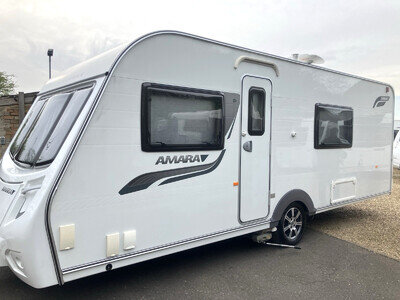 2012 COACHMAN AMARA 560/4 4 BERTH FIXED BED CARAVAN + MOTOR MOVER !!!!