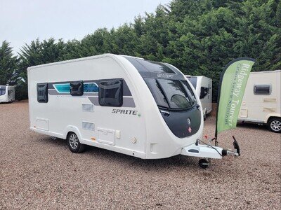 Swift Sprite Alpine 4 2024 - Compact & Lightweight Fixed Bed 4 Berth