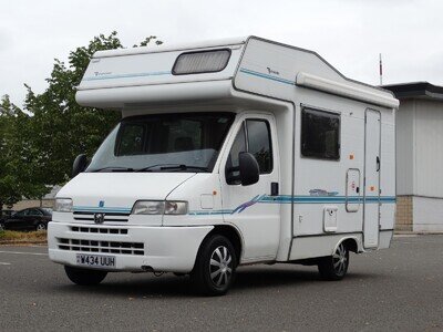 2000 PEUGEOT 1.9 TURBO DIESEL WILDWIND EQUIPE MOTORHOME 4 BERTH 4 BELT 2800KG