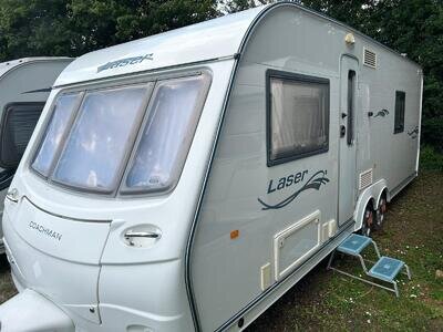 Coachman Laser 640/4 Berth Twin Axle Fixed Bed End Bathroom 2008 Coachman Laser 640/4 Berth Twin Axle Fixed Bed End Bathroom 2008