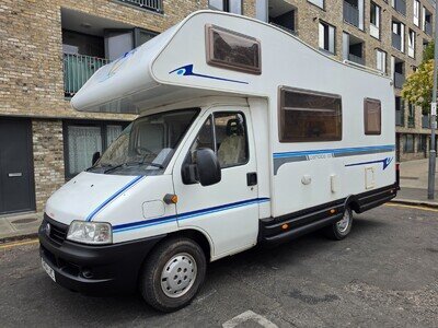 fiat ducato 2.0 turbo diesel 5 berth carioca motorhome 20k miles genuine