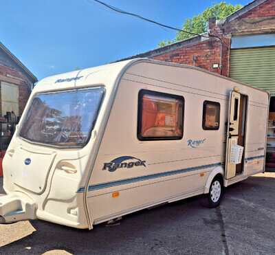 Bailey Ranger 500/5 5 Berth 4 Berth Caravan, End Bedroom, Bunk bed
