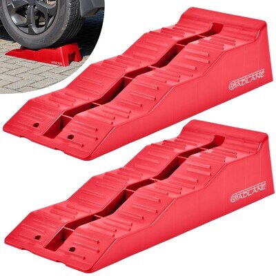 Caravan Levelling Ramp Set 2 Pack (Red) Heavy Duty Motorhome Levelling Ramps for