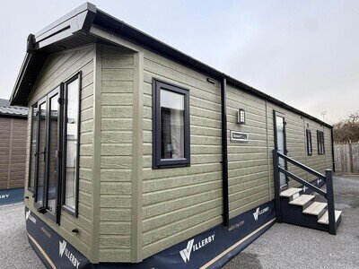 WILLERBY SHERATON 40X14 • LUXURY LODGE ANNEX • 2 BED • BRAND NEW • £64,995