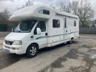 Bessacarr E765 Motorhome Fixed Bed 6 Berth 2 Travel Belts 2004 Fiat DUCATO