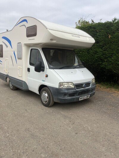 FIAT LUNAR 520 4 BERTH MOTORHOME 2003 SHORT WHEEL BASE