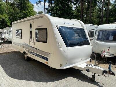 HOBBY EXCELLENT 540 - 2008 - FIXED SINGLE BEDS - MOVER - VGC HOBBY EXCELLENT 540 - 2008 - FIXED SINGLE BEDS - MOVER - VGC