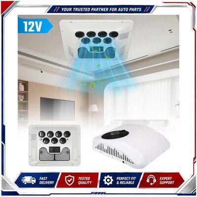 12 Volt Motorhome Air Conditioning Unit 8000 BTU Heat Cool Universal Fit