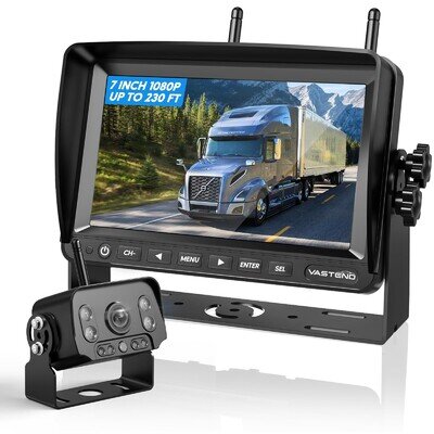 Wireless Reversing Camera with 7-Inch Monitor for Vans and Motorhomes-VE-7A