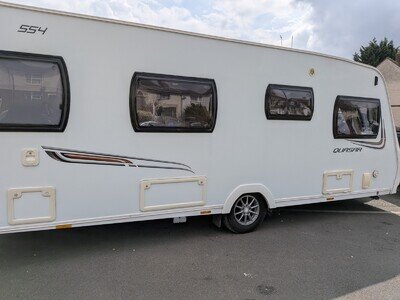 Lunar Quasar 554 Year 2013 4 Berth Caravan with motor mover and extras