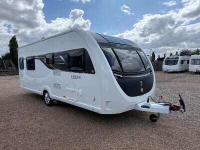 2023 SWIFT VOGUE GRANDE 580 - 4 BERTH FIXED ISLAND BED TOURING CARAVAN