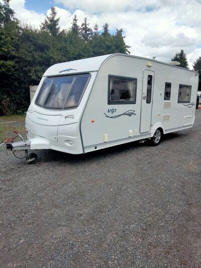 Coachman VIP 535/4 2009 Four berth fixed bed touring caravan single axle Coachman VIP 535/4 2009 Four berth fixed bed touring caravan single axle