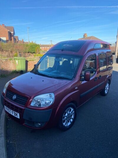 2007 Fiat Doblo Petrol High Top Micro Camper & Pop up Awnin