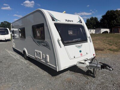 2016 Elddis Xplore 586 Single Axle 6 Berth Fixed Bunk Beds Touring Caravan + Ext