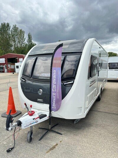SWIFT CORNICHE 20-4, 2020 MODEL, 4 BERTH, FIXED TRANSVERSE ISLAND BED!!!