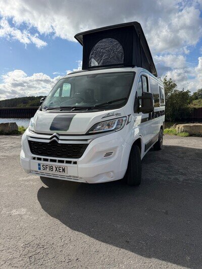 Citroen Relay L1 H1 Pop Top 4 Berth 4 Belts Campervan Motorhome Euro 6 Aircon