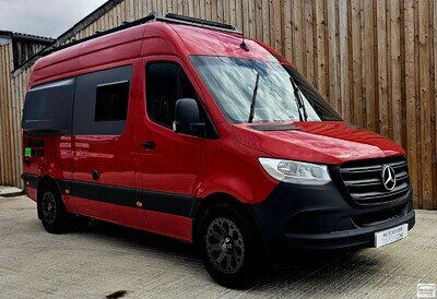 Mercedes Sprinter 315 CDi camper 2022 69k MWB 4 berth/belts Off grid