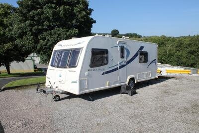 2013 Bailey Pegasus Rimini 4 Berth End Washroom Fixed Singles Caravan Inc Mover 2013 Bailey Pegasus Rimini 4 Berth End Washroom Fixed Singles Caravan Inc Mover
