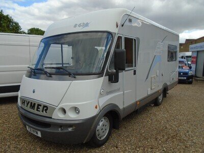 2004 04 p/p hymer b634 motorhome hymermobil 4 berth lhd 56,000 miles