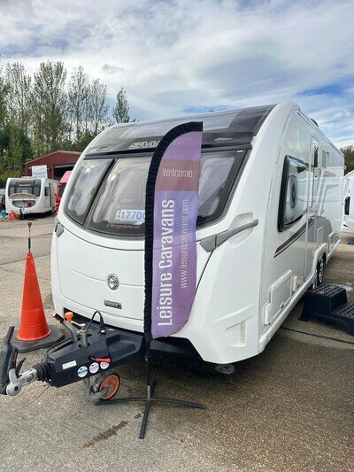 SWIFT ELEGANCE 645, 2015 MODEL, 4 BERTH, FIXED TRANS ISLAND BED!!!