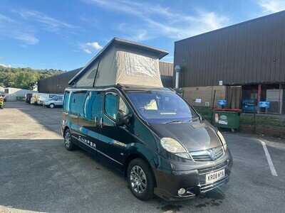 VAUXHALL VIVARO 2.5 CDTI 4 BERTH POP TOP CAMPER VAN