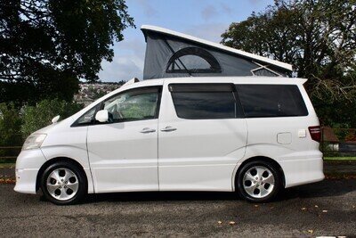 2008 TOYOTA ALPHARD 2.4 PETROL AUTO ULEZ POP TOP 4 BERTH CAMPER CONVERSION
