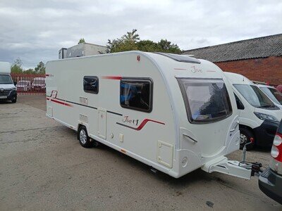 2017 Bailey Jive 530 4 4 berth End Bathroom Fixed bed Touring caravan