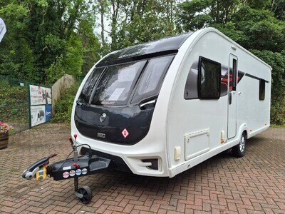 2018 Swift Eccles 560 - Rear Island Bed, ALDE, ATC, , Solar Panel & Motor Mover!