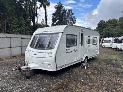 Coachman Vip 535/4 Caravan 2008 4 Berth Fixed Bed With Motor Mover Great Example