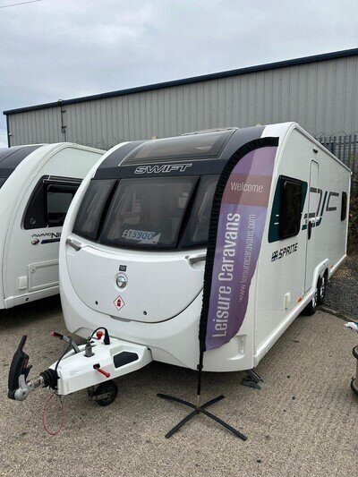 SWIFT SPRITE QUATTRO EB, 2018 MODEL, 4 BERTH, FIXED TRANS ISLAND BED!!!
