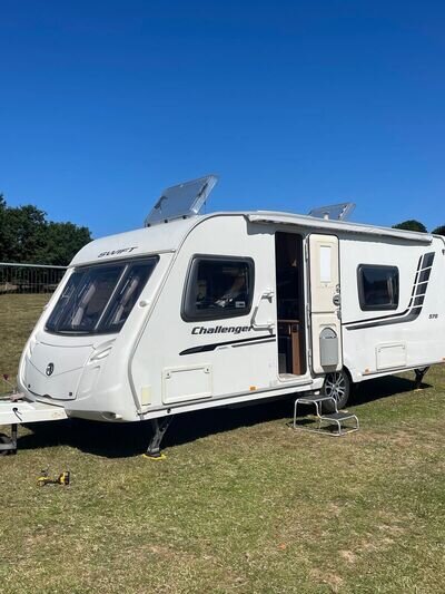 Swift challenger 570 4 berth fixed bed caravan Swift challenger 570 4 berth fixed bed caravan