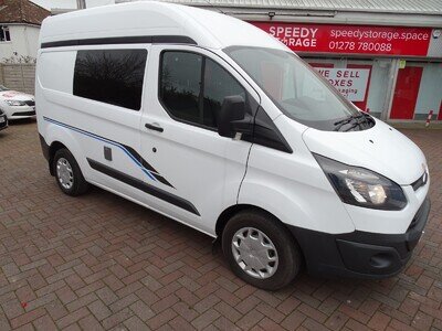 2016 Ford Transit Custom Campervan 2 Berth Side Conversion Rock and Roll Bed