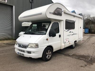 Swift Freestyle Motorhome 590RS 4 Berth 4 Travel Belts 2004