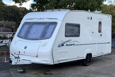 2007 SWIFT ACE AWARD BRIGHSTAR, 2 BERTH CARAVAN WITH END WASHROOM!