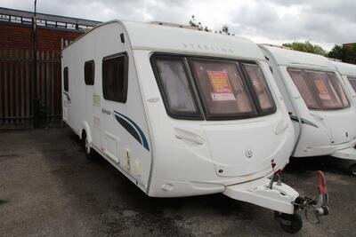 Sterling Europa 550 (2009) 4 Berth Fixed Bed Caravan Sterling Europa 550 (2009) 4 Berth Fixed Bed Caravan