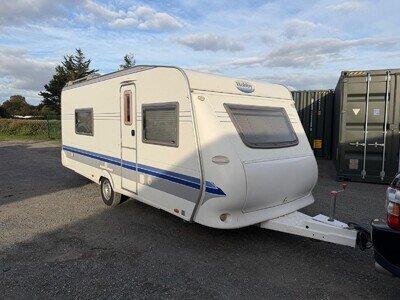 2017 hobby 695 vip, island bed, 5 berth caravan, bargain