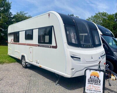 2019 Bailey Unicorn IV Cadiz. 4 Berth, Twin beds, Single axle touring caravan