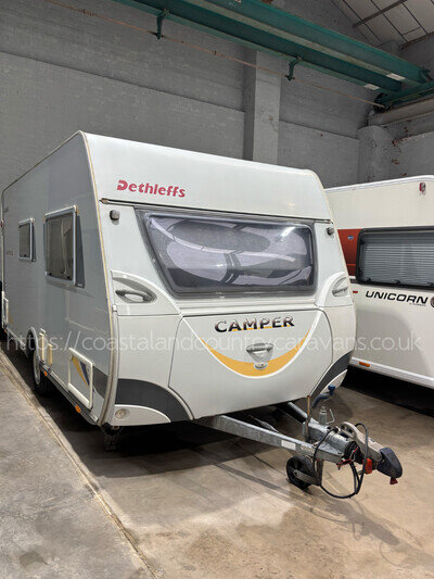 2007 Dethleffs Camper Single Axle 2 Berth Touring Caravan With Motor Mover