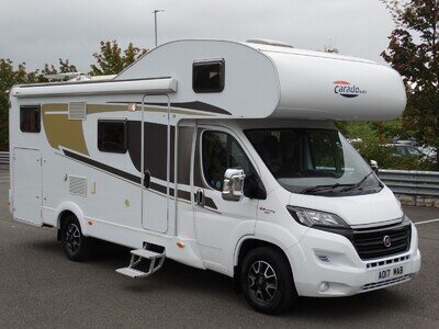 2017 FIAT 2.3 DIESEL CARADO A 464 MOTORHOME 6 BERTH 6 BELT 3500KG HUGE GARAGE