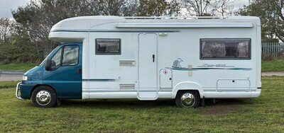 SWIFT KONTIKI MOTORHOME PEUGEOT 2.8TD 46.000 MILES U SHAPED REAR LOUNGE 6 BERTH